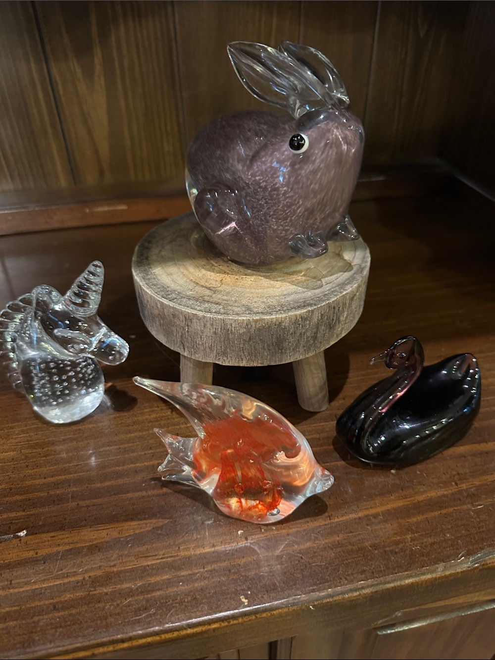 Handblown lot of paperweights